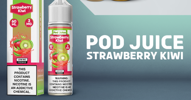 Pod Juice Strawberry Kiwi eLiquid 60ml