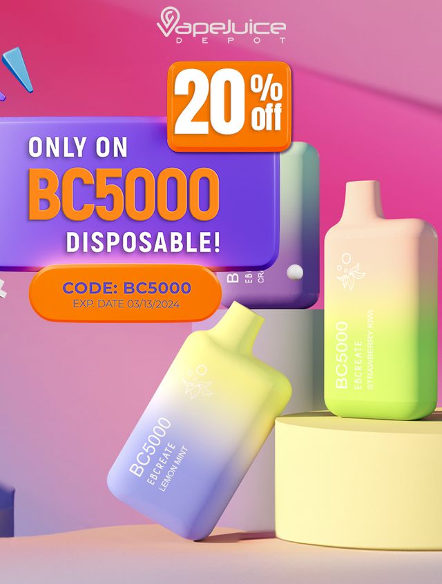 20% Off Only On BC5000 Disposable!