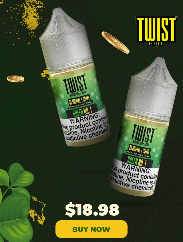 Green No 1 Twist Salt E-Liquid 60ml