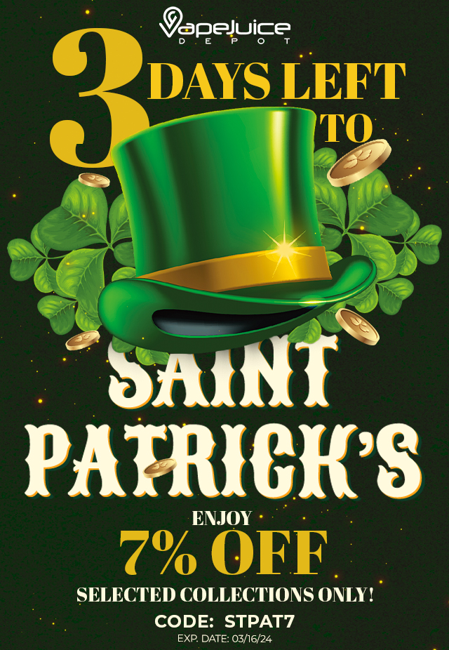 3 Days Left to St. Patricks Day! 7% Off Selected Collections