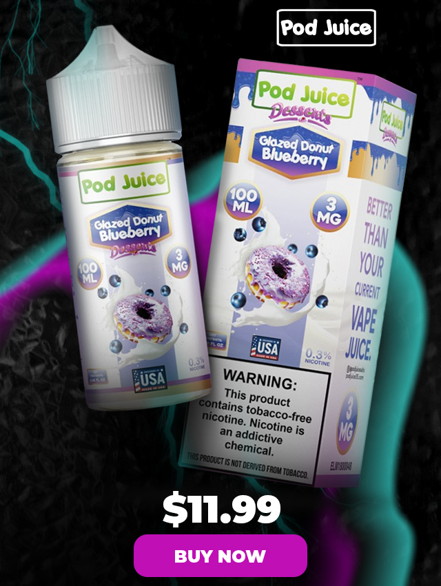 Glazed Donut Blueberry Pod Juice TFN 100ml