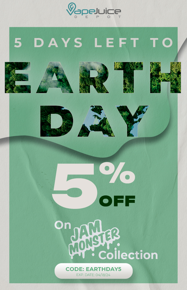 5 Days Left to Earth Day! 5% Off on Jam Monster collection