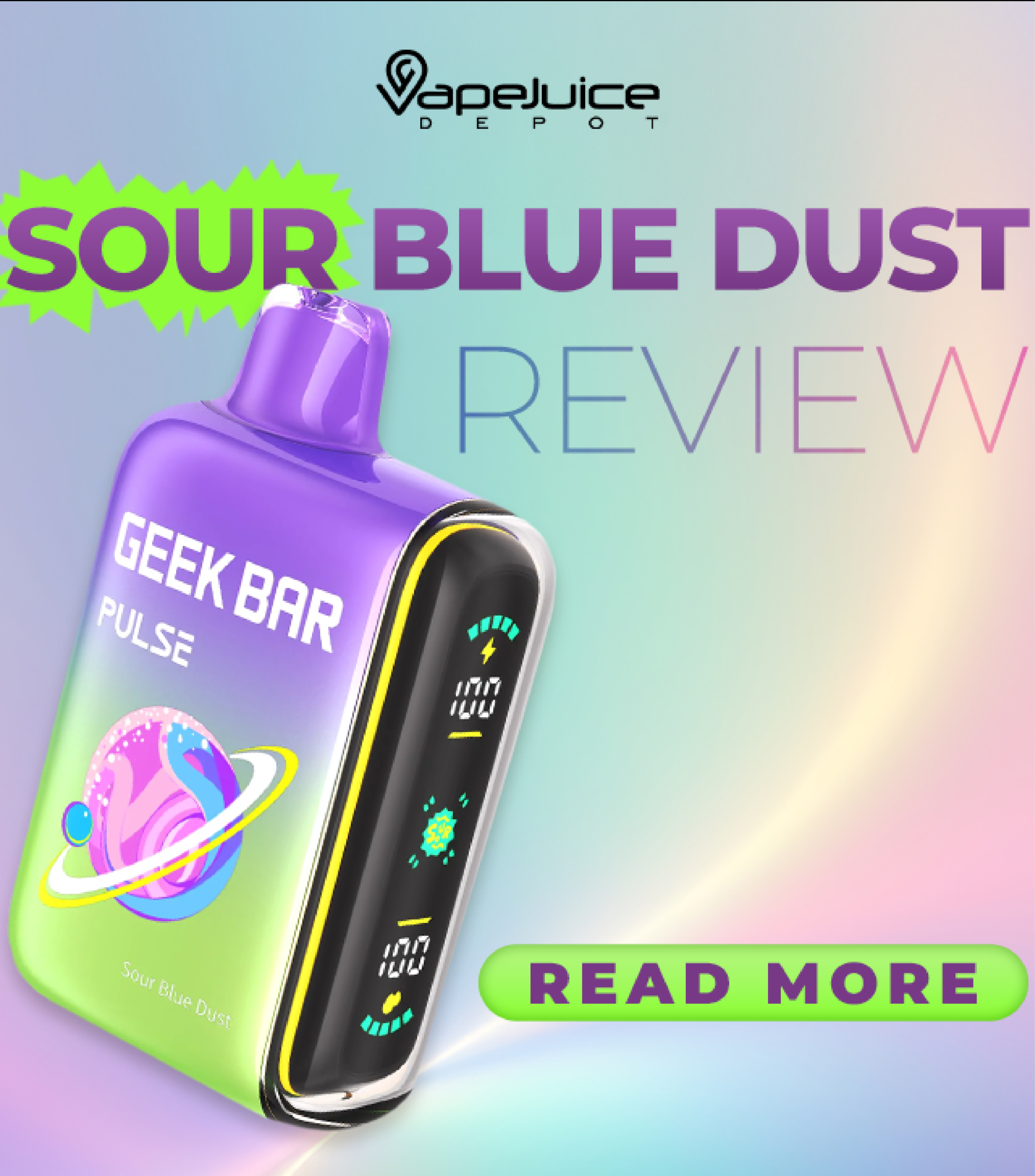 Sour Blue Dust Geek Bar Review